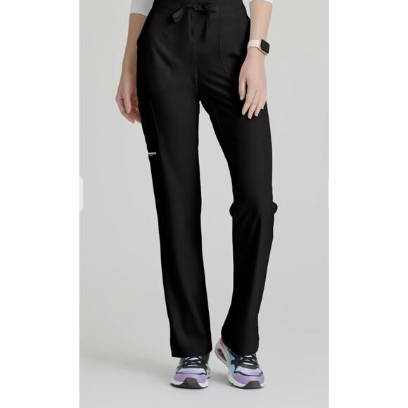 Skechers by Barco Reliance Women's 3-Pocket STRETCH Cargo Drawstring Scrub Pants - Picture 1 of 7